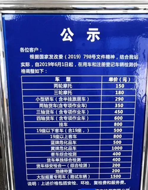 今日起，汽车年检收费将调整至107%，不取消年检还将增加年检